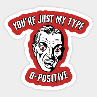 You're Just My Type Sticker